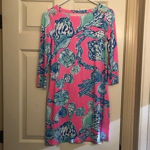 Lilly Pulitzer UPF 50 Sophie Dress XS in Pink Pout
